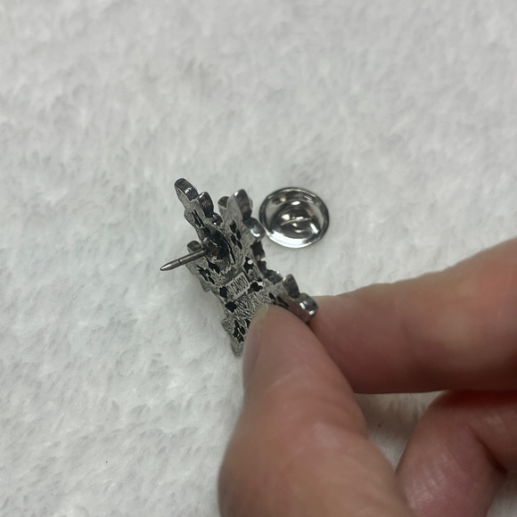 Crystal Pave Snowflake Pin - Picture 6 of 7